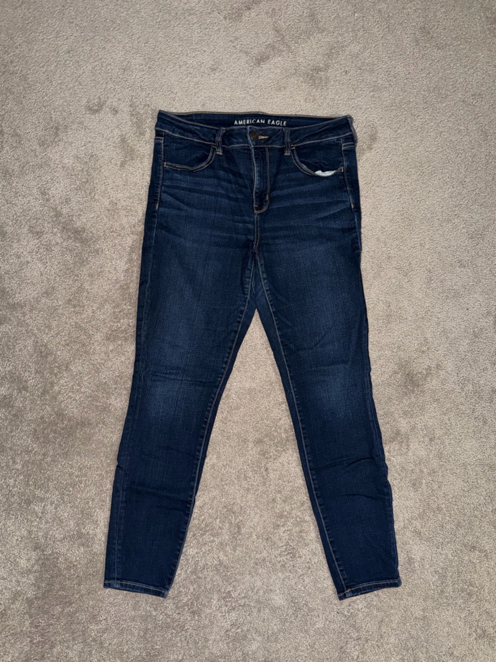 American Eagle Outfitters Dark Blue Skinny Jeans